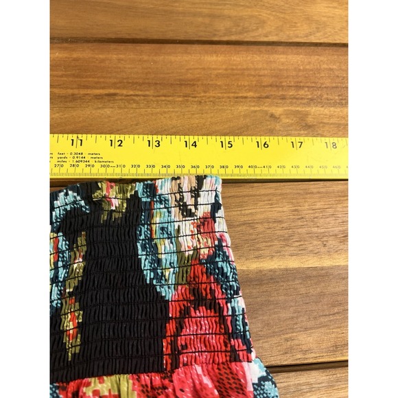 Grace Elements Sz XL Women's Floral 100% Cotton Long Flowing Silhouette Skirt - Picture 9 of 11